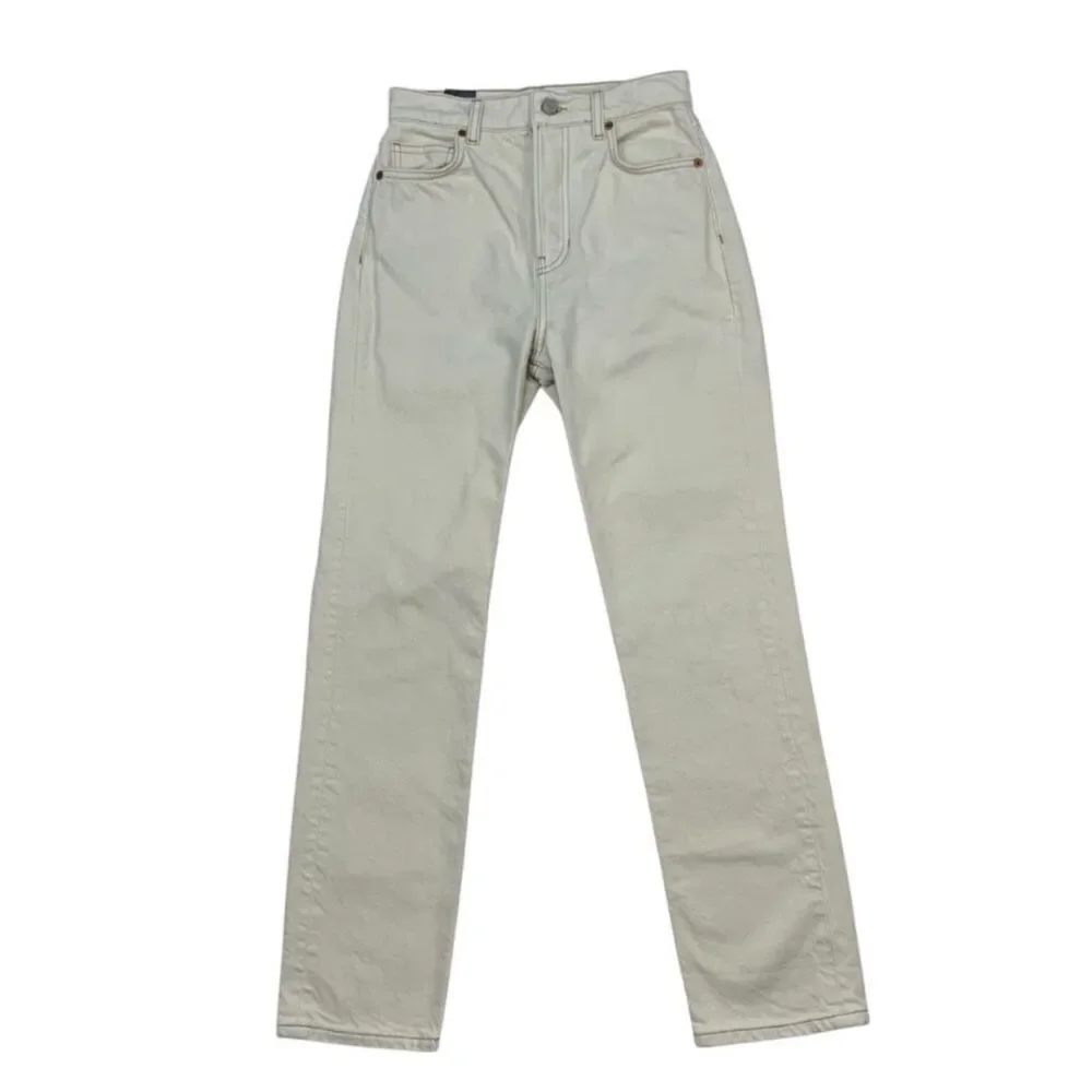 Reformation Cynthia High Rise Straight Jeans Bone New with tags! - Picture 14 of 16